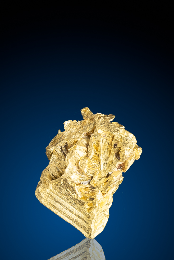 (image for) Sharp and Faceted Natural Gold Crystal from Ten Mile, Nevada